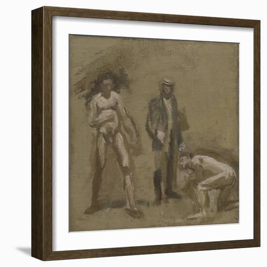 Taking the Count, Study, 1898-Thomas Cowperthwait Eakins-Framed Giclee Print