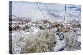 Taking the Gondola Up the Mountain at Telluride Ski Resort-Howie Garber-Stretched Canvas