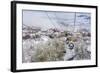 Taking the Gondola Up the Mountain at Telluride Ski Resort-Howie Garber-Framed Photographic Print