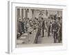 Taking the Queen's Shilling, the Lord Mayor Enrolling Men of the Honourable Artillery Company-Henry Marriott Paget-Framed Giclee Print