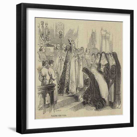 Taking the Veil-null-Framed Giclee Print