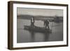 Taking up the Eel-Net ( levée du filet à anguilles )-Peter Henry Emerson-Framed Giclee Print