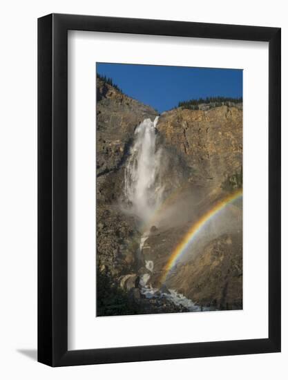 Takkakaw Falls and Rainbow, Yoho National Park-Howie Garber-Framed Photographic Print