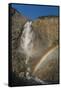 Takkakaw Falls and Rainbow, Yoho National Park-Howie Garber-Framed Stretched Canvas