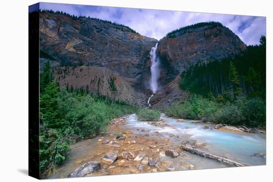 Takkakaw Falls-George Oze-Stretched Canvas