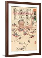 Tako No Asirai-Kobayashi Kiyochika-Framed Giclee Print