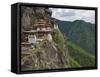 Taktshang Goemba, 'Tiger's Nest', Bhutan's Most Famous Monastery, Perched Miraculously on Ledge of-Nigel Pavitt-Framed Stretched Canvas