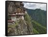 Taktshang Goemba, 'Tiger's Nest', Bhutan's Most Famous Monastery, Perched Miraculously on Ledge of-Nigel Pavitt-Framed Stretched Canvas