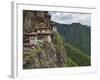 Taktshang Goemba, 'Tiger's Nest', Bhutan's Most Famous Monastery, Perched Miraculously on Ledge of-Nigel Pavitt-Framed Photographic Print