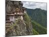 Taktshang Goemba, 'Tiger's Nest', Bhutan's Most Famous Monastery, Perched Miraculously on Ledge of-Nigel Pavitt-Mounted Photographic Print