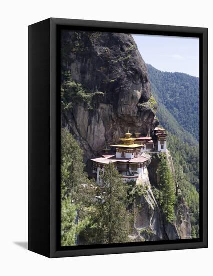 Taktshang Goemba (Tiger's Nest) Monastery, Paro, Bhutan, Asia-Angelo Cavalli-Framed Stretched Canvas