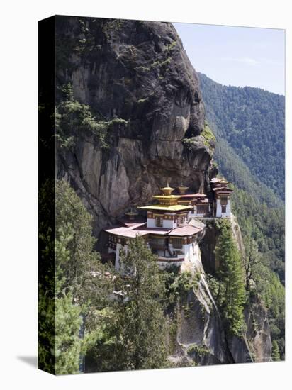 Taktshang Goemba (Tiger's Nest) Monastery, Paro, Bhutan, Asia-Angelo Cavalli-Stretched Canvas