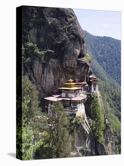 Taktshang Goemba (Tiger's Nest) Monastery, Paro, Bhutan, Asia-Angelo Cavalli-Stretched Canvas