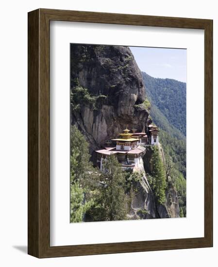 Taktshang Goemba (Tiger's Nest) Monastery, Paro, Bhutan, Asia-Angelo Cavalli-Framed Photographic Print