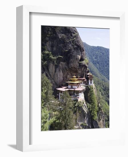 Taktshang Goemba (Tiger's Nest) Monastery, Paro, Bhutan, Asia-Angelo Cavalli-Framed Photographic Print