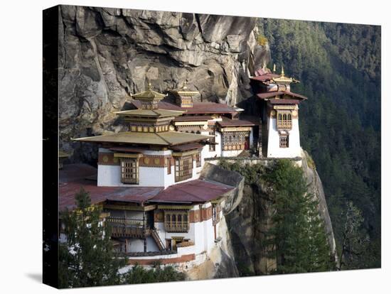 Taktshang Goemba (Tiger's Nest Monastery), Paro Valley, Bhutan, Asia-Lee Frost-Stretched Canvas