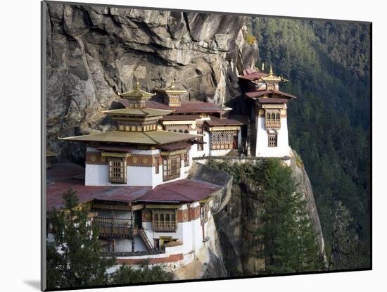 Taktshang Goemba (Tiger's Nest Monastery), Paro Valley, Bhutan, Asia-Lee Frost-Mounted Photographic Print