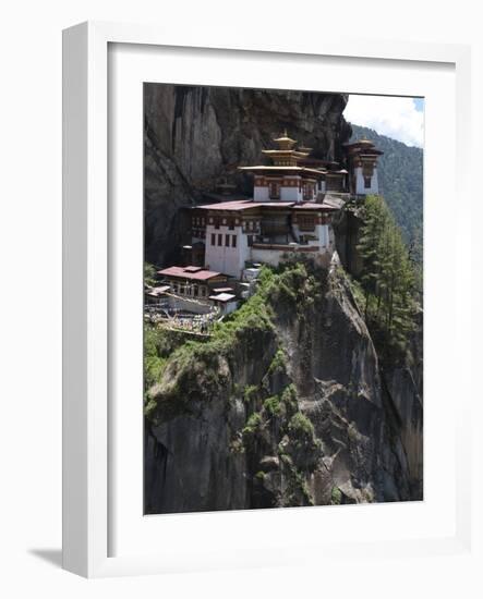 Taktshang Goemba (Tigers Nest Monastery), Paro Valley, Bhutan, Asia-Eitan Simanor-Framed Photographic Print