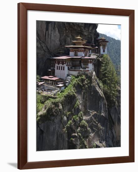 Taktshang Goemba (Tigers Nest Monastery), Paro Valley, Bhutan, Asia-Eitan Simanor-Framed Photographic Print