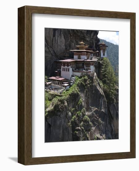 Taktshang Goemba (Tigers Nest Monastery), Paro Valley, Bhutan, Asia-Eitan Simanor-Framed Photographic Print