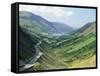 Tal-Y-Llyn Valley and Pass, Snowdonia National Park, Gwynedd, Wales, United Kingdom-Duncan Maxwell-Framed Stretched Canvas