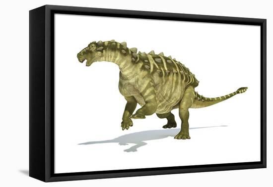 Talarurus Dinosaur, Artwork-null-Framed Stretched Canvas