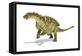 Talarurus Dinosaur, Artwork-null-Framed Stretched Canvas