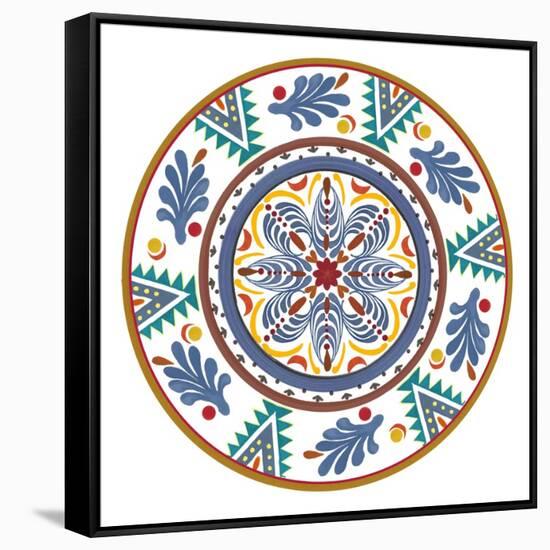 Talavera de Moda IV-Art Licensing Studio-Framed Stretched Canvas