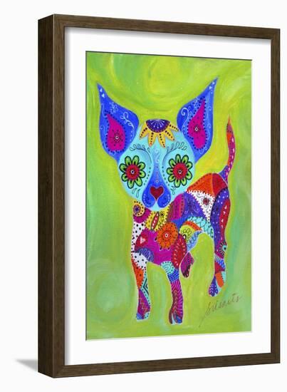 Talavera Happy Chihuahua-Prisarts-Framed Giclee Print