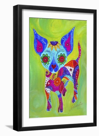 Talavera Happy Chihuahua-Prisarts-Framed Giclee Print