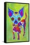 Talavera Happy Chihuahua-Prisarts-Framed Stretched Canvas