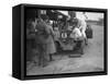 Talbot 90 of E and SJ Burt in the pits at the JCC Double Twelve race, Brooklands, May 1931-Bill Brunell-Framed Stretched Canvas