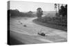 Talbot 90 on the banking at Brooklands, 1930s-Bill Brunell-Stretched Canvas