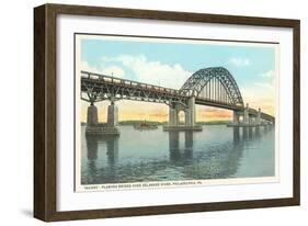 Talcony-Palmyra Bridge, Philadelphia, Pennsylvania-null-Framed Art Print