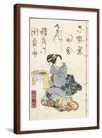 Tale of Genji, Country Style, Volume 21, Book 2, 1836-Utagawa Kunisada-Framed Giclee Print