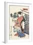 Tale of Genji, Country Style, Volume 21, Book A, 1836-Utagawa Kunisada-Framed Giclee Print