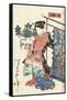 Tale of Genji, Country Style, Volume 21, Book A, 1836-Utagawa Kunisada-Framed Stretched Canvas