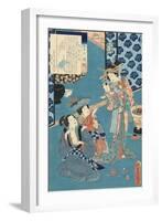 Tale of the Courtesan Kokonoe-Utagawa Toyokuni-Framed Giclee Print