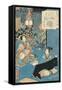 Tale of the Courtesan Komurasaki-Utagawa Toyokuni-Framed Stretched Canvas