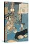 Tale of the Courtesan Komurasaki-Utagawa Toyokuni-Stretched Canvas