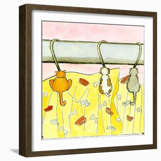 Tale of Two Kitties-Tara Friel-Framed Art Print