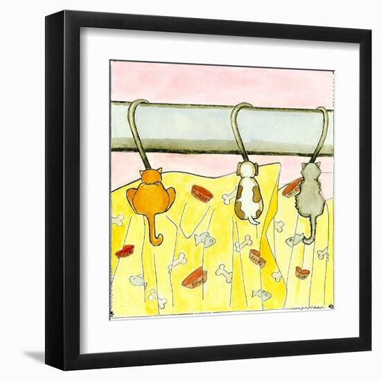 Tale of Two Kitties-Tara Friel-Framed Art Print