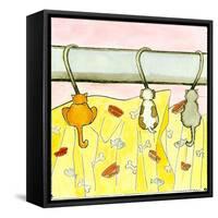 Tale of Two Kitties-Tara Friel-Framed Stretched Canvas