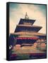 Taleju Temple, Durbar Square, Patan (UNESCO World Heritage Site), Kathmandu, Nepal-Ian Trower-Framed Stretched Canvas