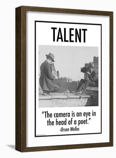 Talent-Wilbur Pierce-Framed Art Print