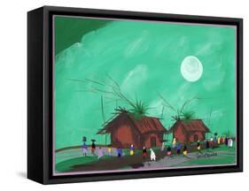 Tales by Moonlight, 2008-Oglafa Ebitari Perrin-Framed Stretched Canvas