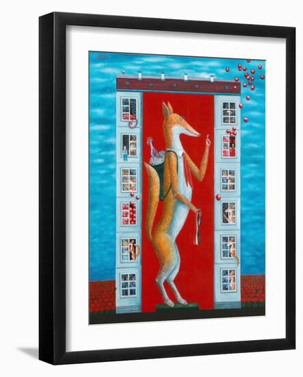 Tales of Aesopus, 2006-Tamas Galambos-Framed Giclee Print