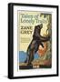 Tales of Lonely Trails by Zane Grey, Moments That Live in the Minds of Sportsmen-null-Framed Art Print