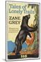Tales of Lonely Trails by Zane Grey, Moments That Live in the Minds of Sportsmen-null-Mounted Art Print