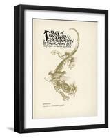 Tales of Mystery and Imagination-Arthur Rackham-Framed Art Print